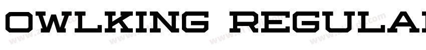 OWLKING Regular字体转换